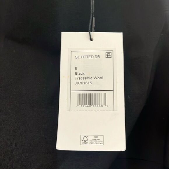 Theory Eano Sleeveless Traceable Wool Suiting Dress size 8 - Picture 2 of 11